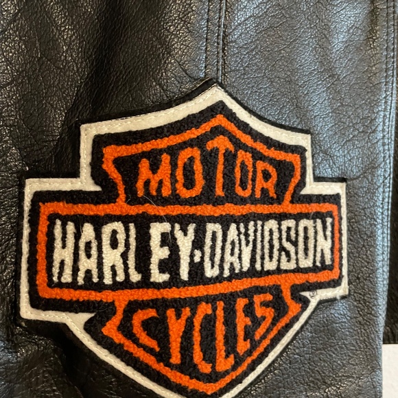 Harley-Davidson Patches and Pins Leather Vest Size Medium - Picture 9 of 9